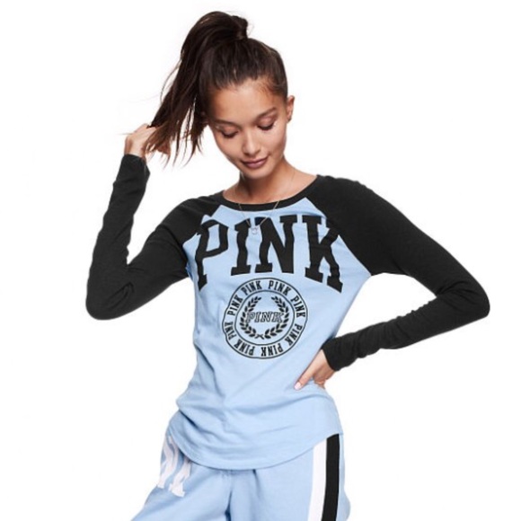 PINK Victoria's Secret Tops - 🖤VS PINK Baseball Tee🖤
